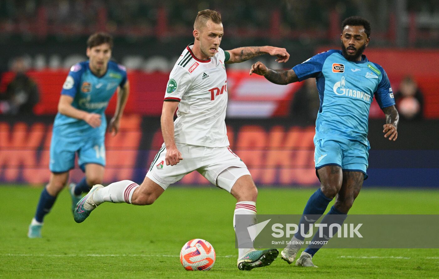 Russia Soccer Premier-League Lokomotiv - Zenit