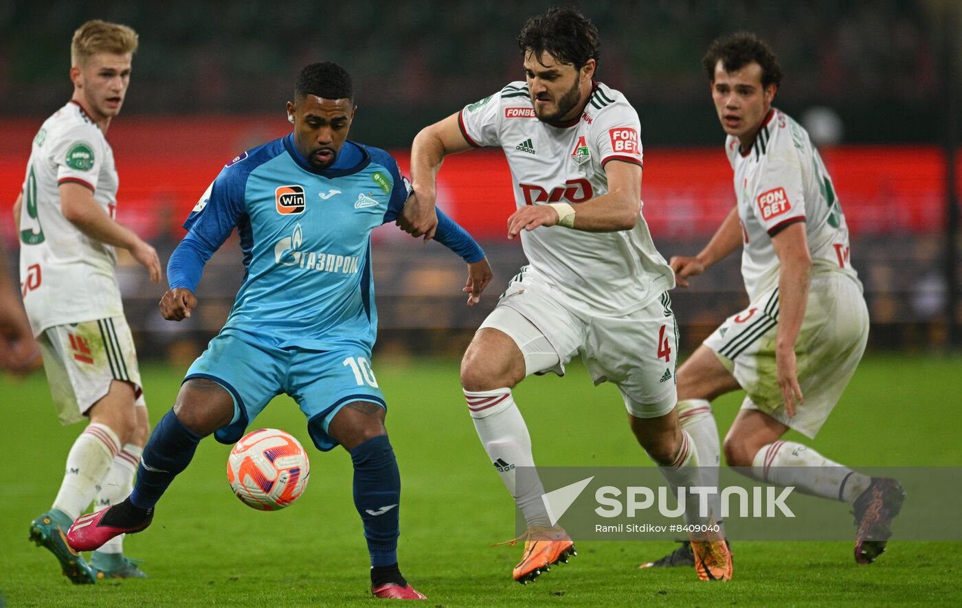 Russia Soccer Premier-League Lokomotiv - Zenit