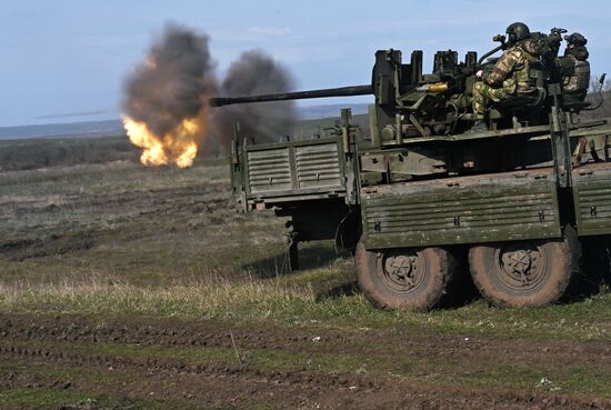 Russia Ukraine Military Operation Combat Training