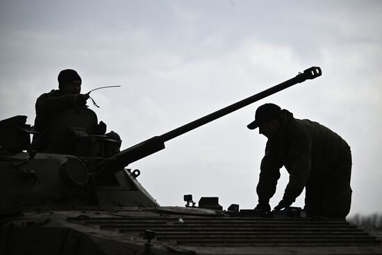 Russia Ukraine Military Operation Combat Training