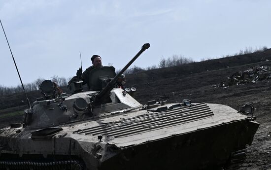 Russia Ukraine Military Operation Combat Training