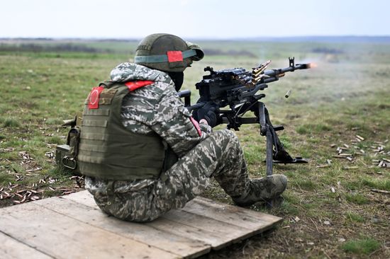 Russia Ukraine Military Operation Combat Training