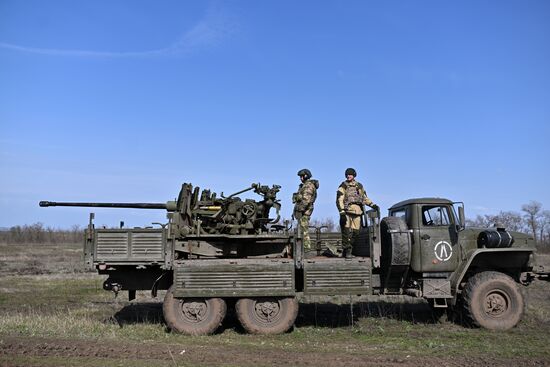 Russia Ukraine Military Operation Combat Training