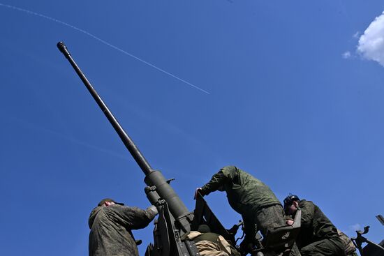 Russia Ukraine Military Operation Combat Training