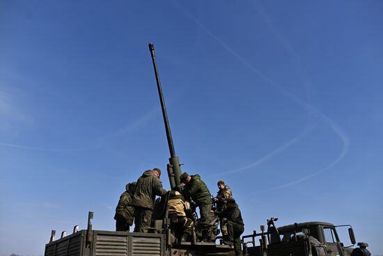 Russia Ukraine Military Operation Combat Training