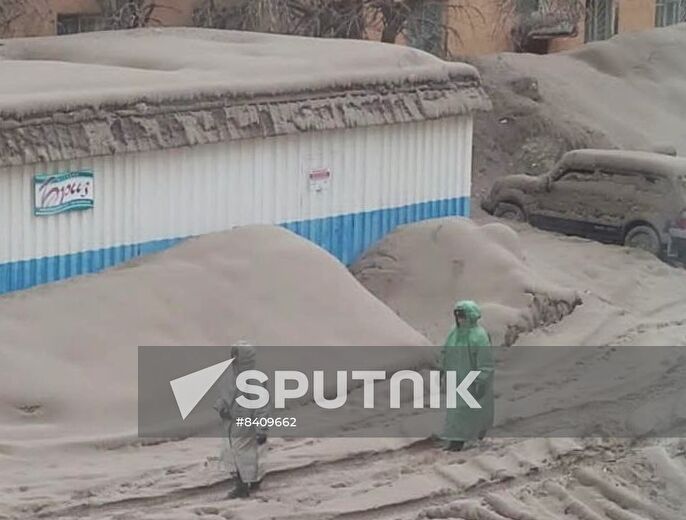 Russia Volcano Eruption