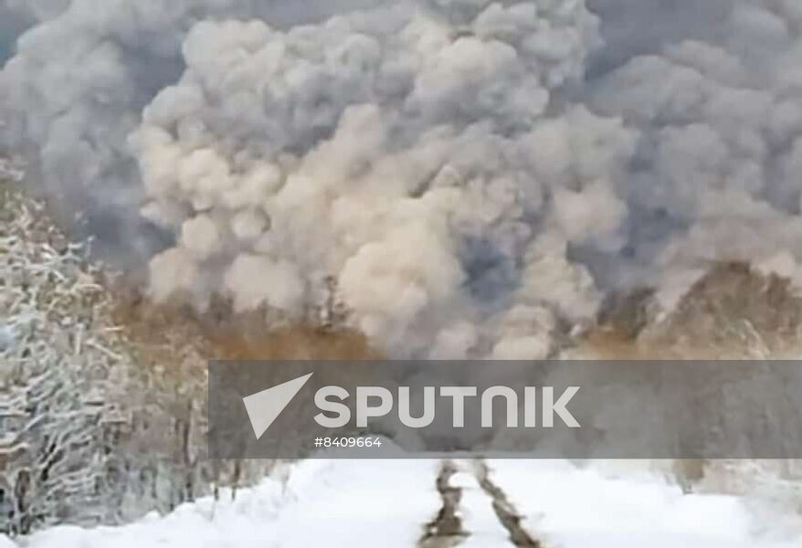 Russia Volcano Eruption