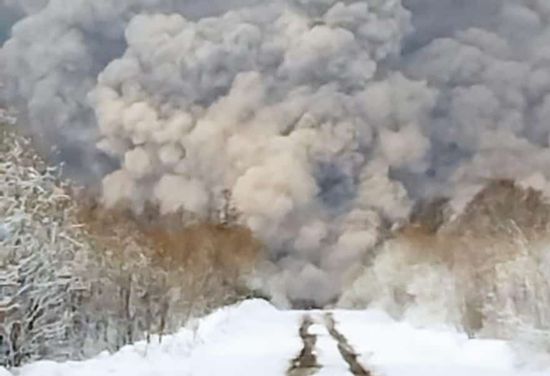 Russia Volcano Eruption
