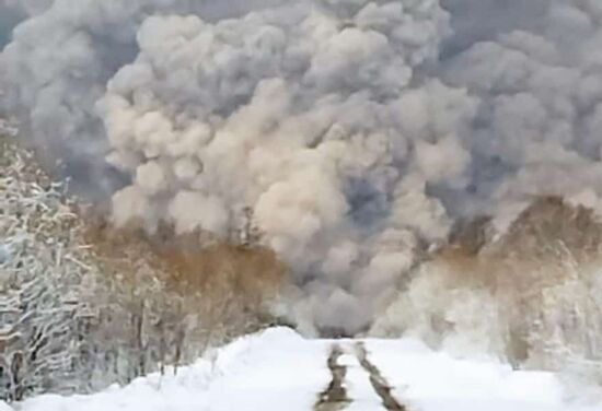 Russia Volcano Eruption