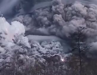 Russia Volcano Eruption