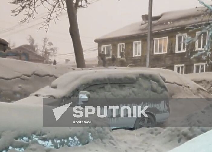 Russia Volcano Eruption