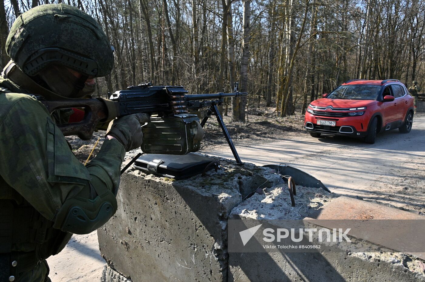 Belarus Ukraine Border Reinforcement