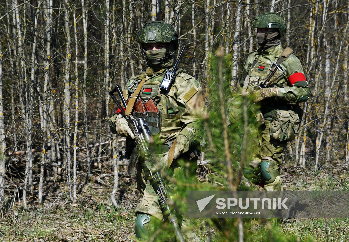 Belarus Ukraine Border Reinforcement