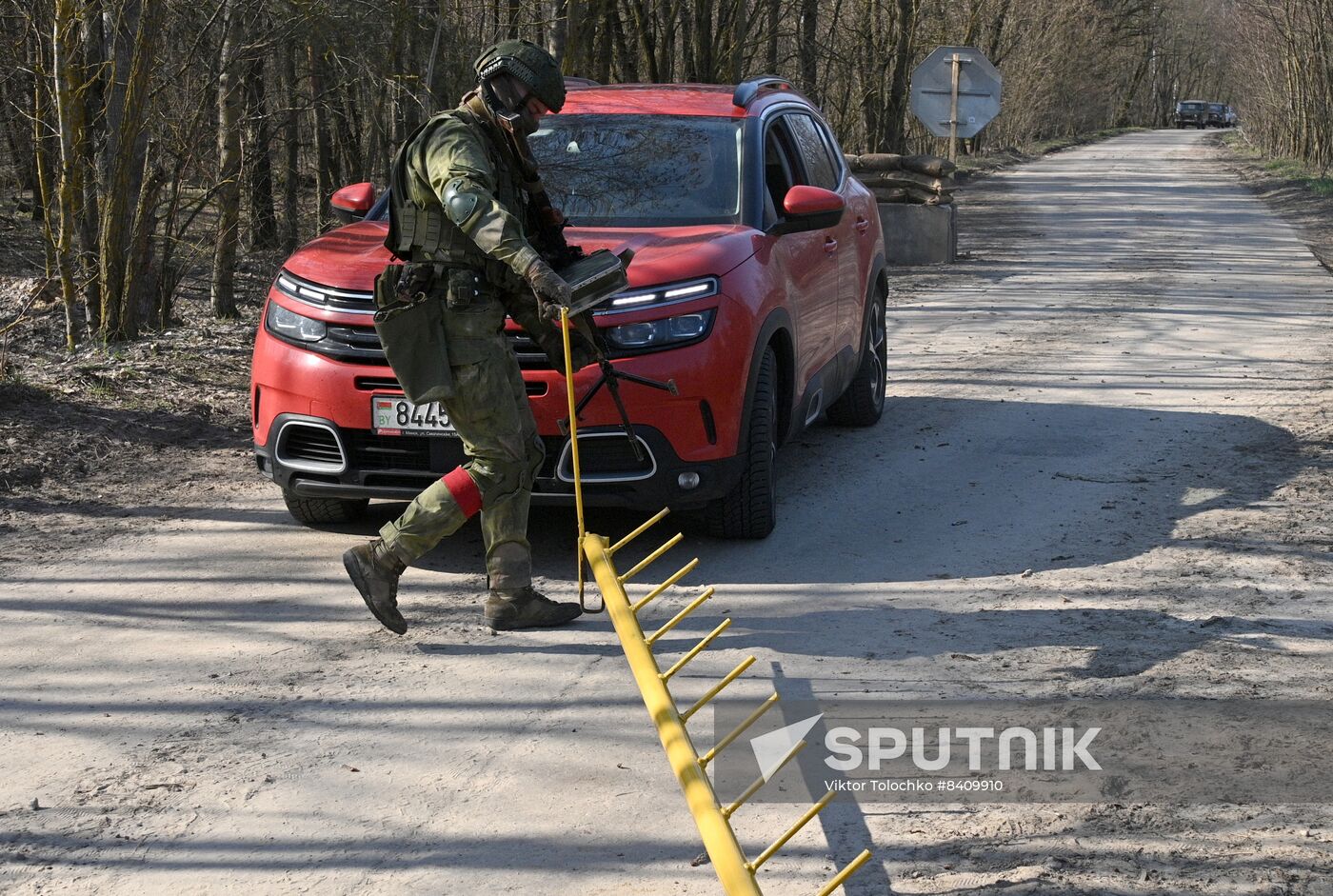 Belarus Ukraine Border Reinforcement