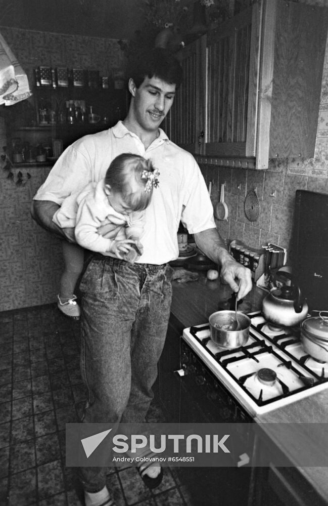 Lithuanian basketball player Sarunas Marciulionis Sputnik Mediabank