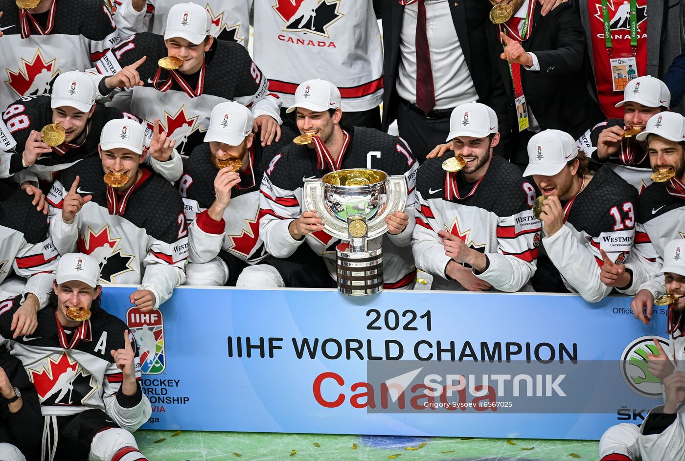 Latvia Ice Hockey Worlds Finland Canada Sputnik Mediabank
