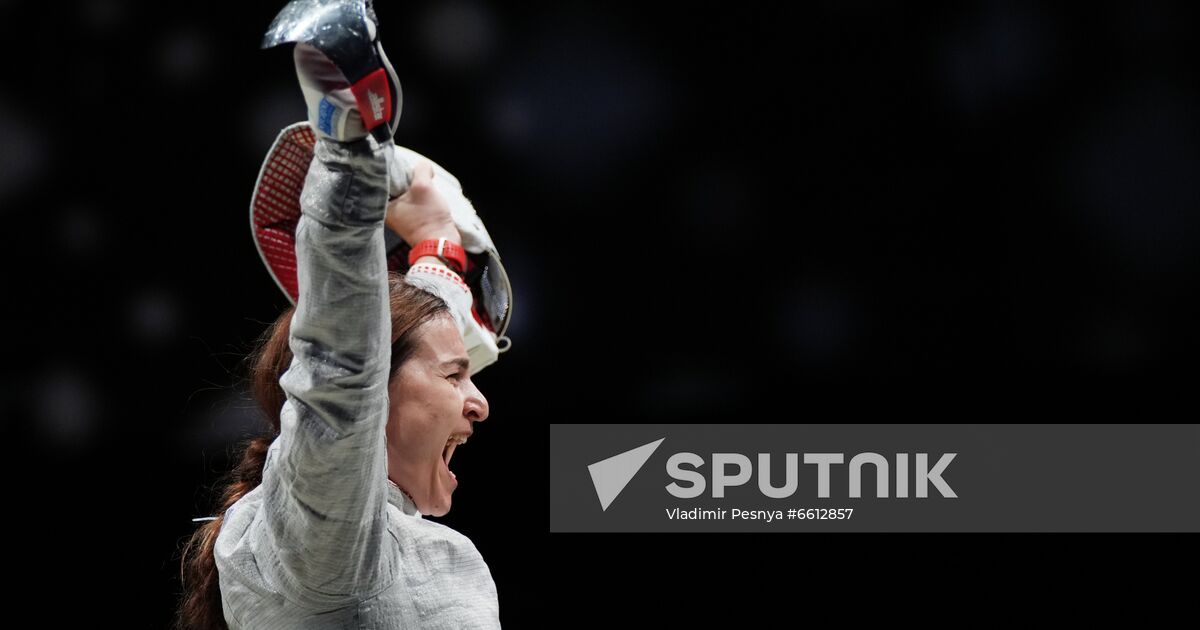 Japan Olympics 2020 Fencing Women Sabre Team Sputnik Mediabank