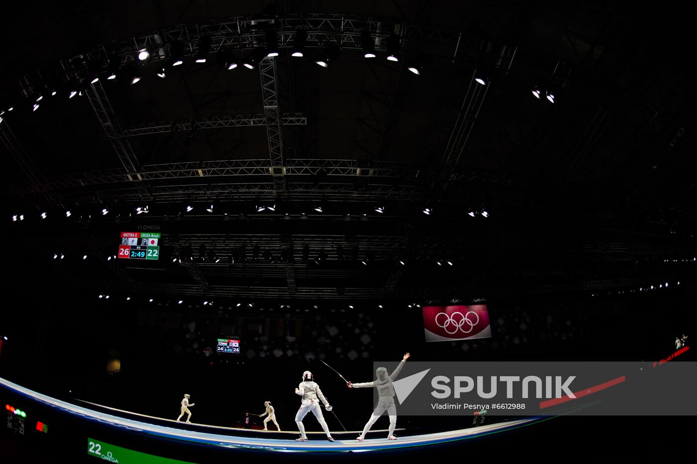 Japan Olympics 2020 Fencing Women Sabre Team Sputnik Mediabank