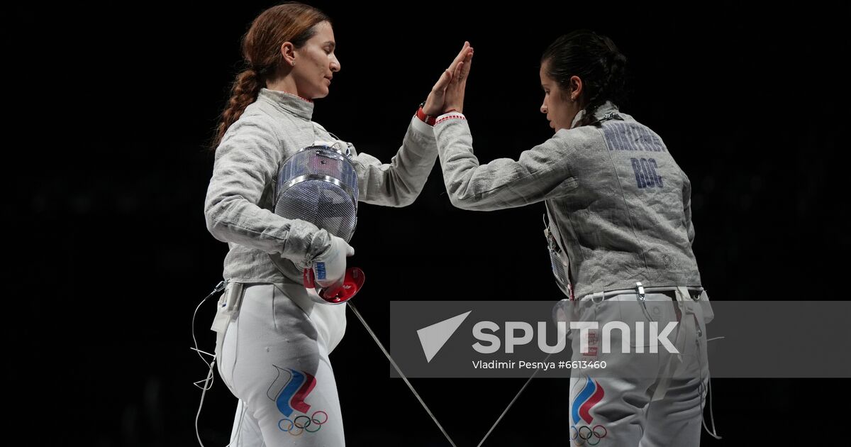 Japan Olympics 2020 Fencing Women Sabre Team Sputnik Mediabank