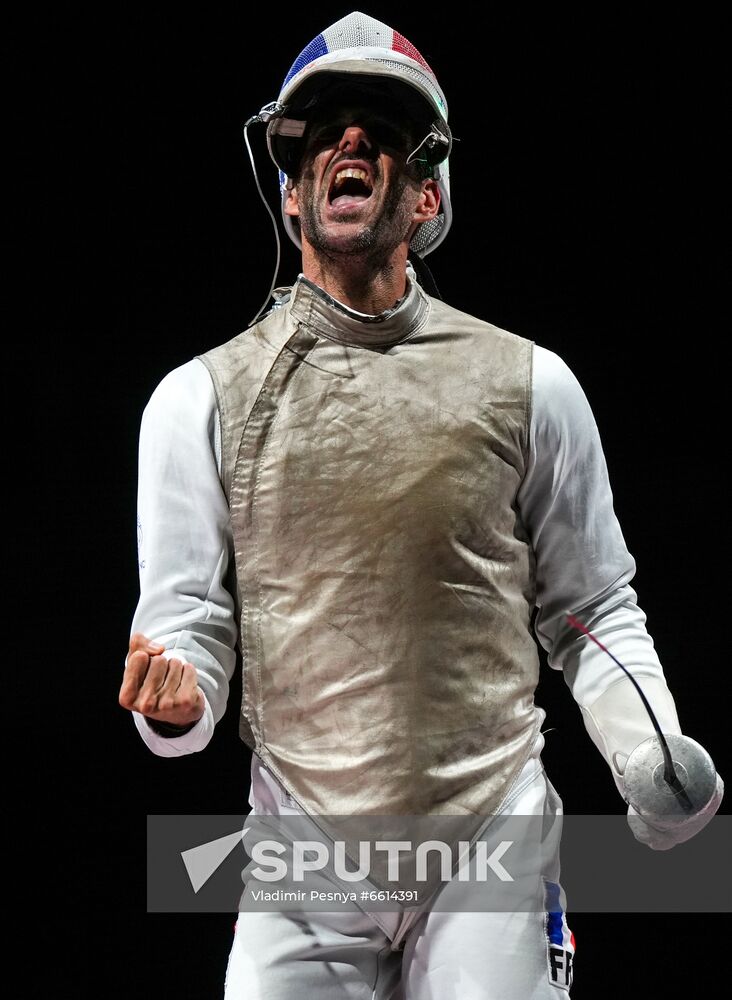 Japan Olympics 2020 Fencing Men Foil Team Sputnik Mediabank