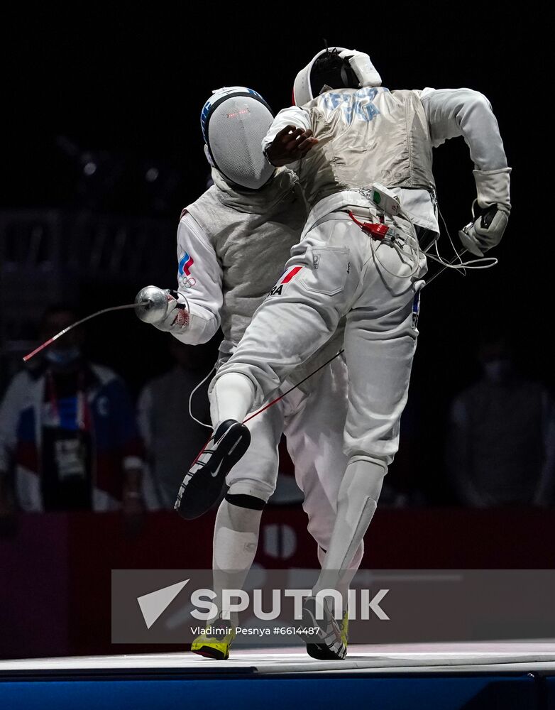 Japan Olympics 2020 Fencing Men Foil Team Sputnik Mediabank