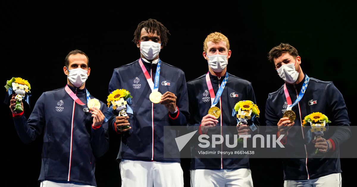 Japan Olympics 2020 Fencing Men Foil Team Sputnik Mediabank
