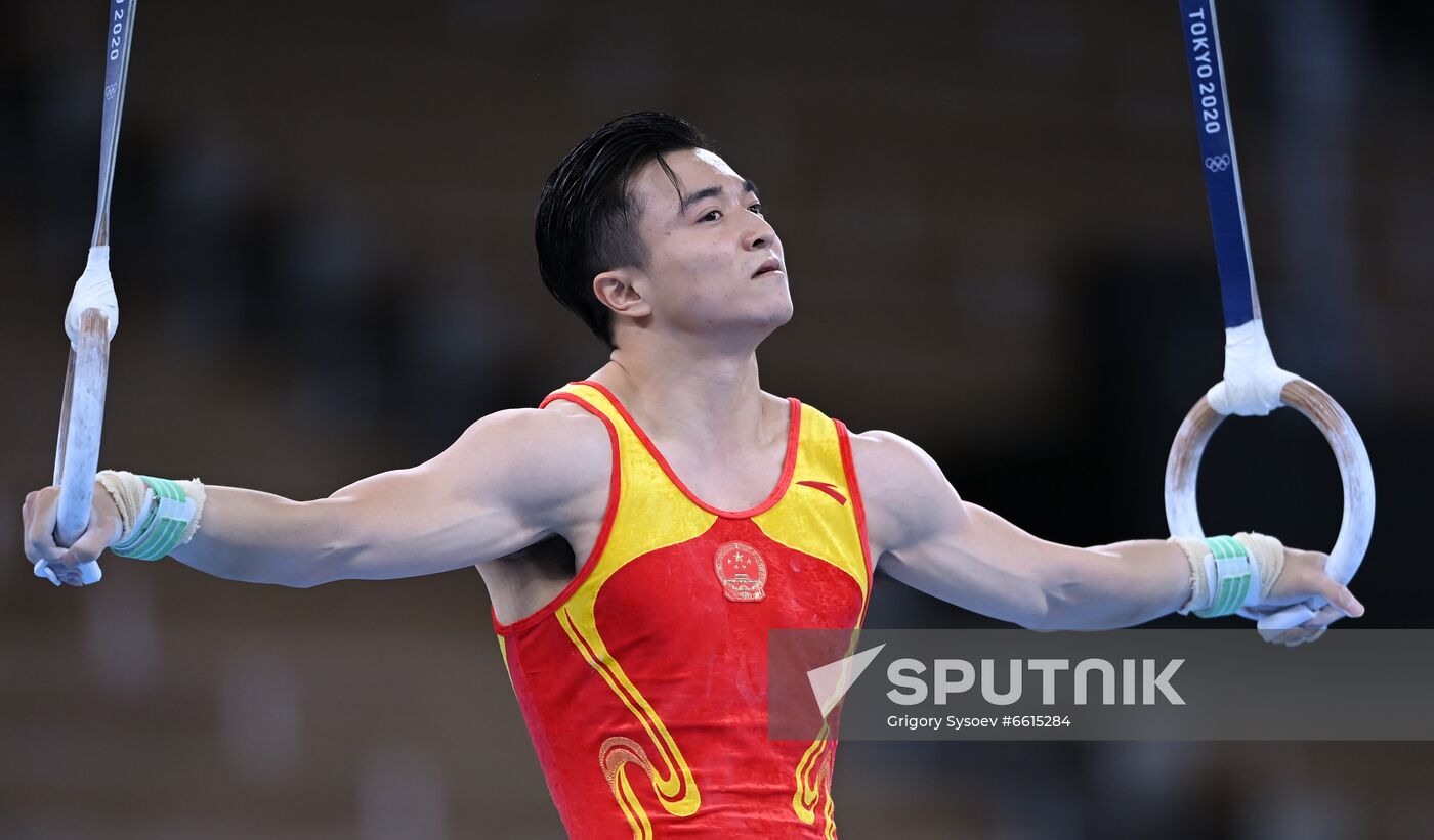Japan Olympics 2020 Artistic Gymnastics Men Rings Sputnik Mediabank