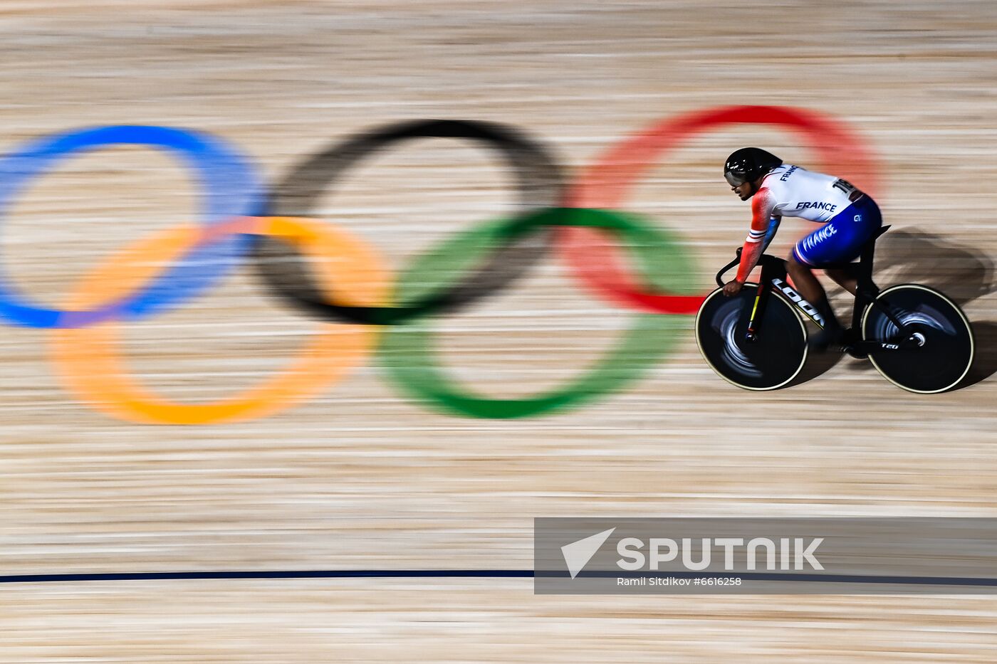 Japan Olympics 2020 Cycling Track Men Team Sprint Sputnik Mediabank