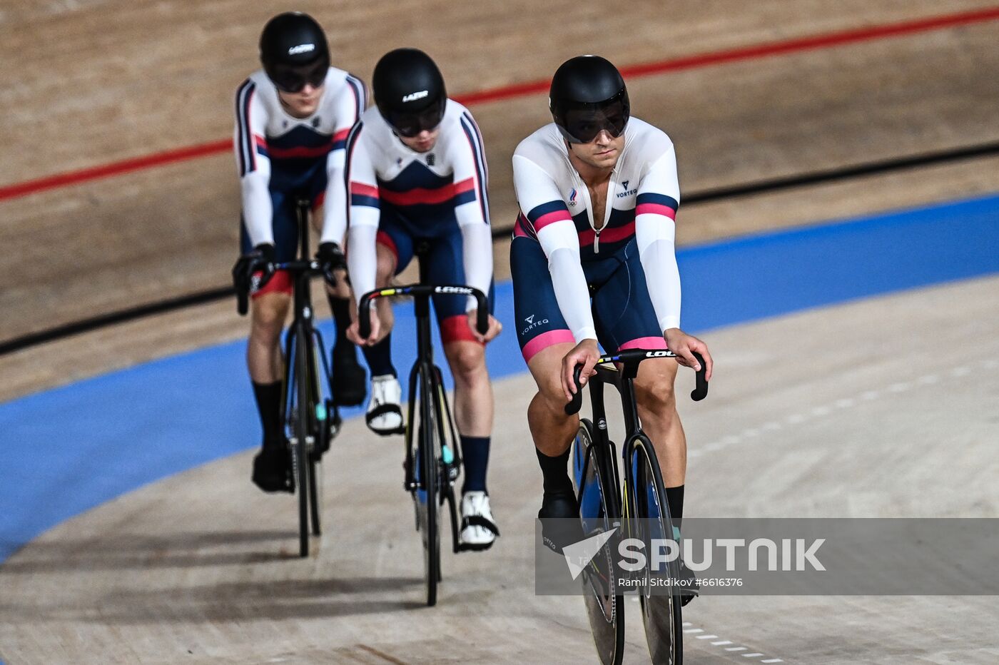 Japan Olympics 2020 Cycling Track Men Team Sprint Sputnik Mediabank