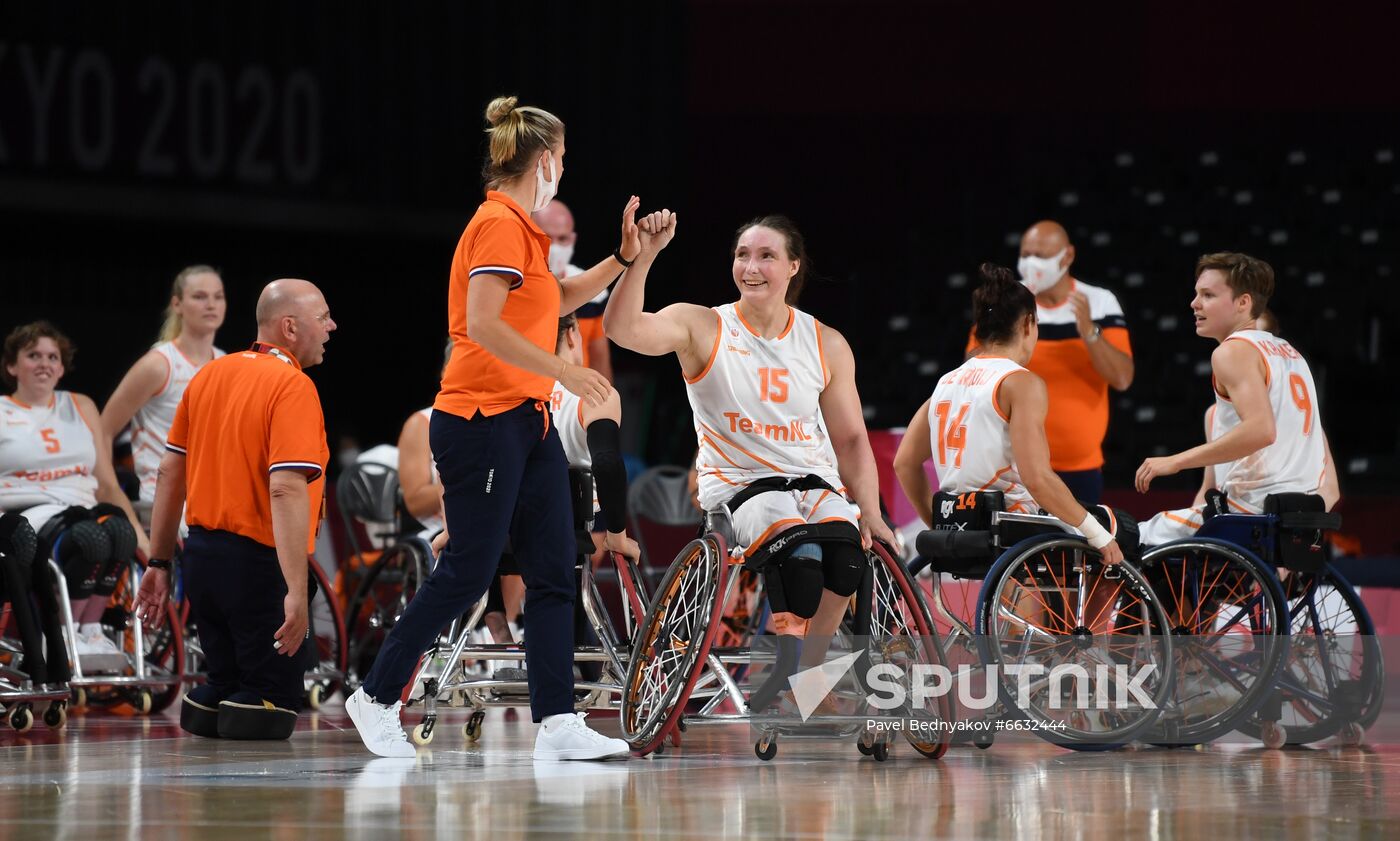 Japan Paralympics 2020 Wheelchair Basketball Women Netherlands - US ...