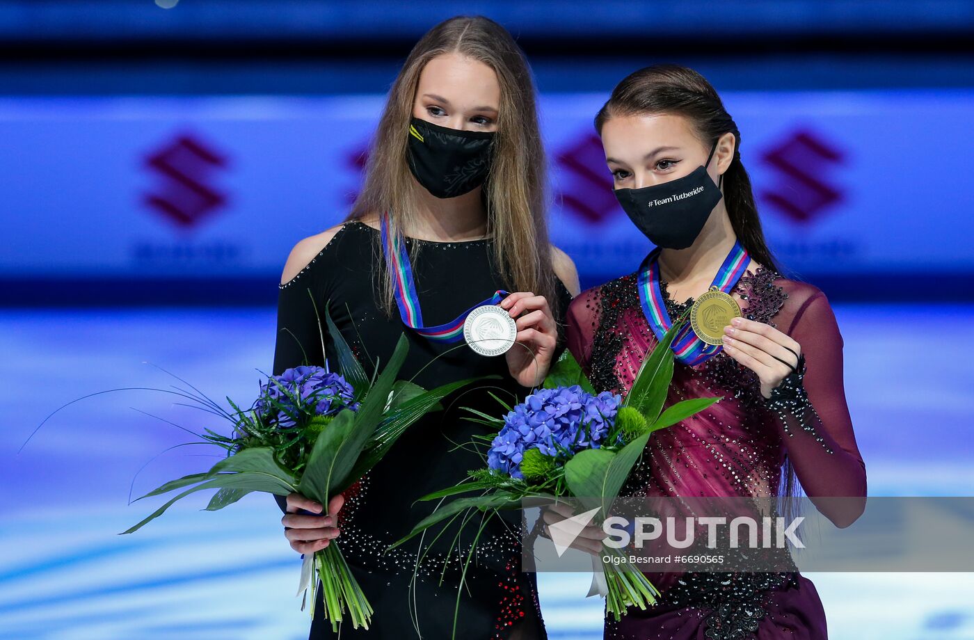 Italy Figure Skating Grand Prix Victory Ceremony Sputnik Mediabank