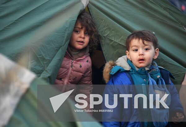 Belarus Poland Border Refugees