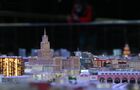 A view shows Moscow city scale model measuring almost 400 square meters displayed at the Model of Moscow Pavilion of the VDNKh exhibition center, in Moscow, Russia. Location: Russia, Moscow. Author: Maksim Blinov/Sputnik. Russia Moscow City Scale Model