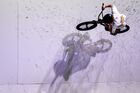 Spain's Teresa Fernandez-Miranda Azcoaga competes in the final during the BMX Freestyle Park European Championships, at the Music Media Dome, in Moscow, Russia. Location: Russia, Moscow. Author: Vladimir Astapkovich/Sputnik. Russia BMX Freestyle Park European Championships