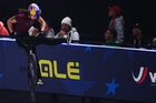 Germany's Lara Lessmann competes in the final during the BMX Freestyle Park European Championships, at the Music Media Dome, in Moscow, Russia. Location: Russia, Moscow. Author: Vladimir Astapkovich/Sputnik. Russia BMX Freestyle Park European Championships