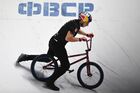 Croatia's Marin Rantes competes in the final during the BMX Freestyle Park European Championships, at the Music Media Dome, in Moscow, Russia. Location: Russia, Moscow. Author: Vladimir Astapkovich/Sputnik. Russia BMX Freestyle Park European Championships