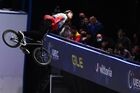 Russia's Irek Rizaev, competes in the final during the BMX Freestyle Park European Championships, at the Music Media Dome, in Moscow, Russia. Location: Russia, Moscow. Author: Vladimir Astapkovich/Sputnik. Russia BMX Freestyle Park European Championships