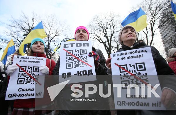 Ukraine Coronavirus Restrictions Protest
