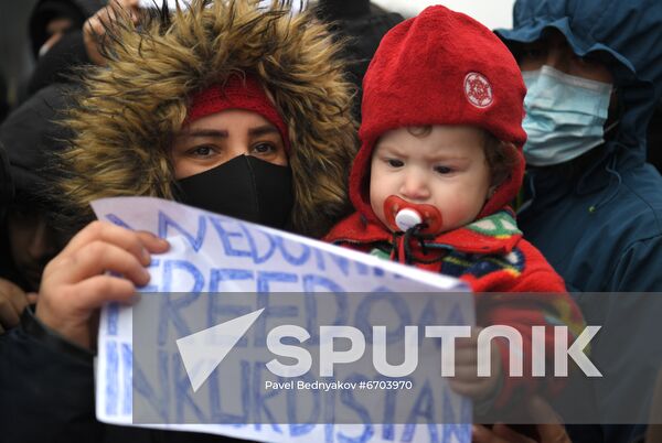 Belarus Poland Border Refugees