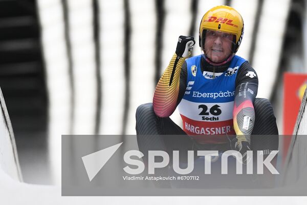 Russia Luge World Cup Men