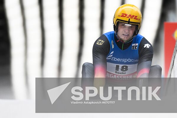 Russia Luge World Cup Men