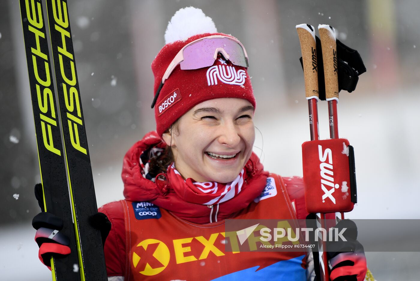 Switzerland Cross Country Skiing Tour de Ski Women Sputnik Mediabank