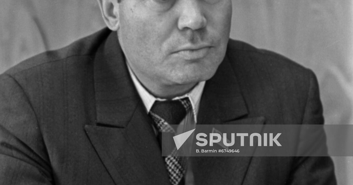Alexei Krylov, First Secretary of Khakasia Regional CPSU Committee ...