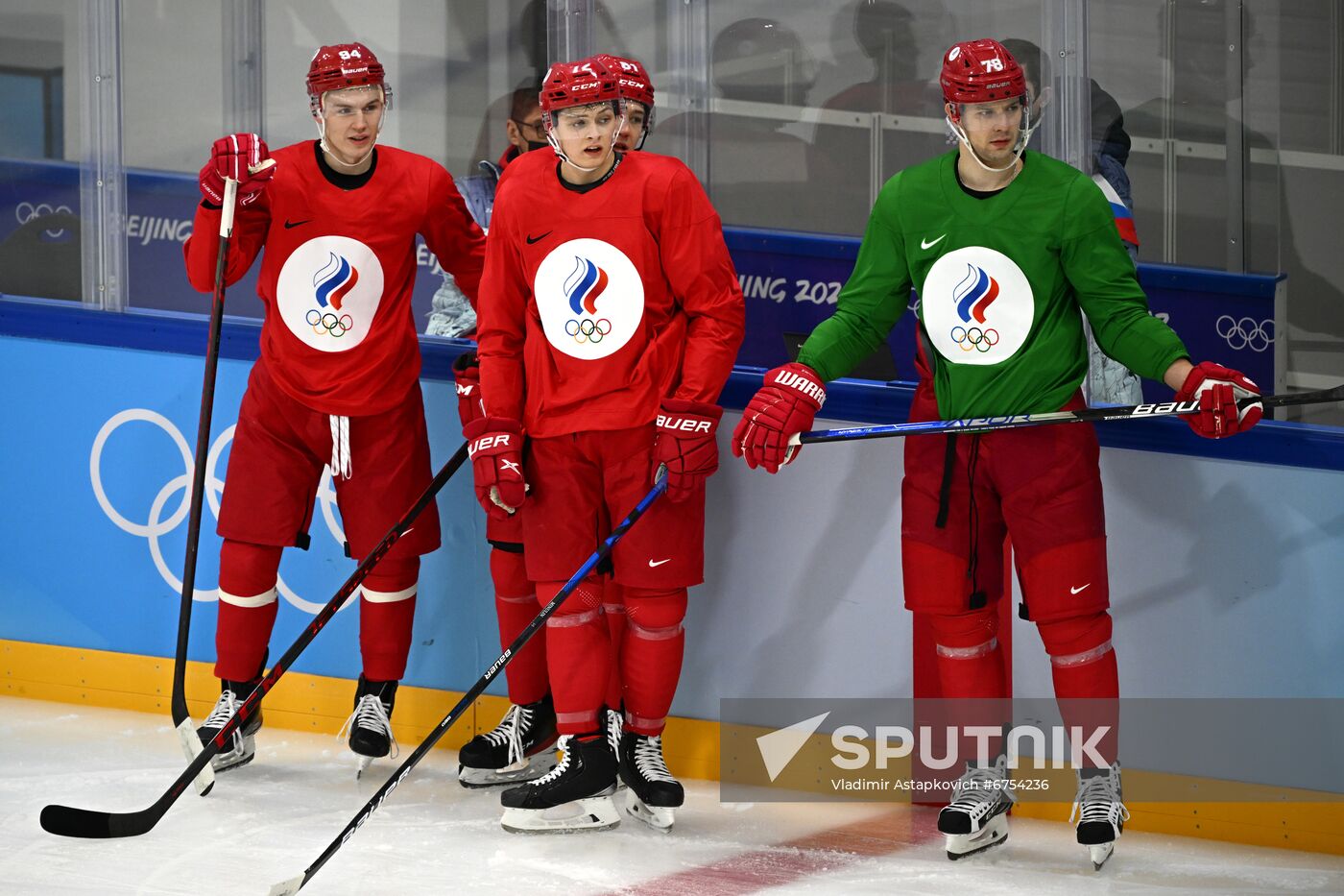 China Olympics 2022 Ice Hockey Men Training Sputnik Mediabank