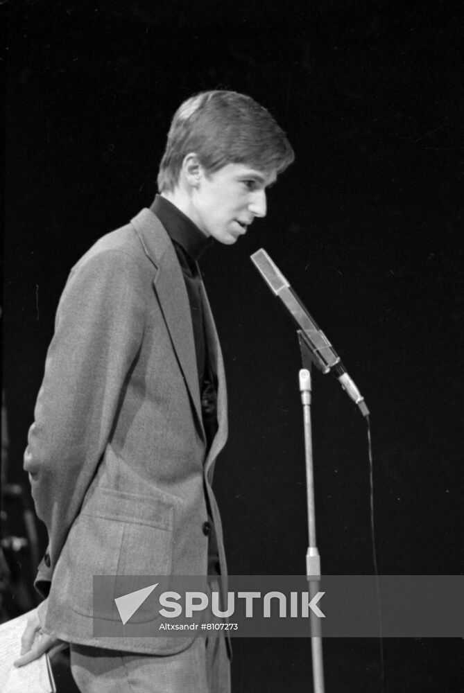 Soviet author, comedian and television host Andrei Knyshev | Sputnik ...