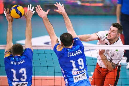 Russia Volleyball Super League Men Dinamo - Belogorie | Sputnik Mediabank