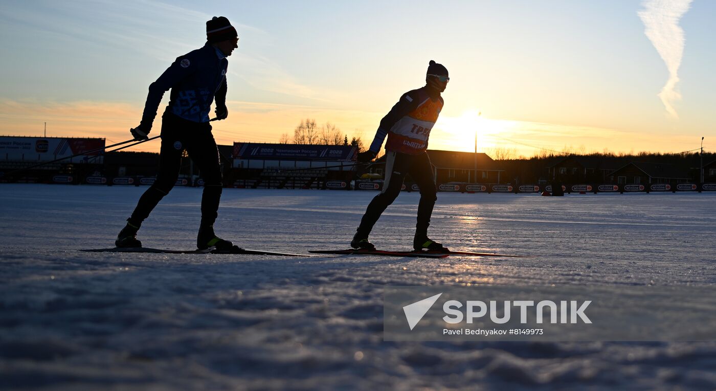 Russia CrossCountry Skiing Championship Training Sputnik Mediabank