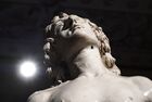The sculpture of Saint Sebastian by Marco della Robbia is on display during the 15th-century Sculpture in Florence exhibition at the Picket Hall of the State Hermitage Museum in St. Petersburg, Russia. Location: St. Petersburg. Author: Alexei Danichev/Sputnik. Russia Art Florence Sculpture Exhibition