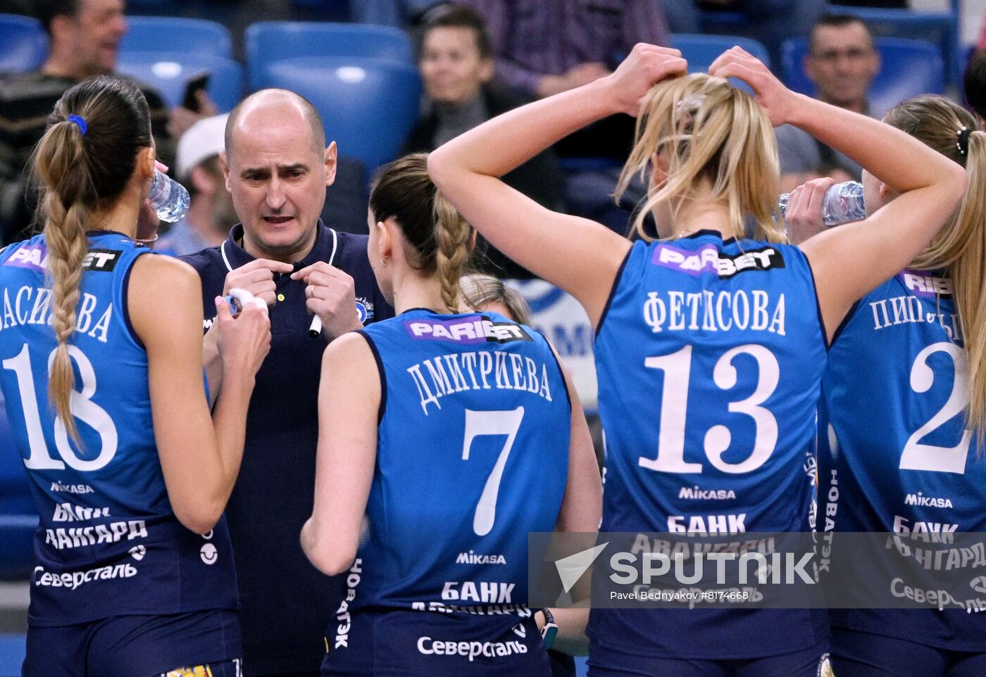 Russia Volleyball Superleague Women Dynamo Lokomotiv Sputnik Mediabank