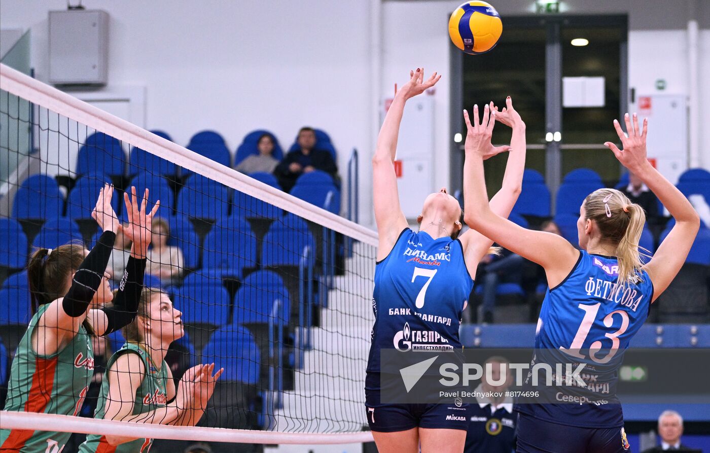 Russia Volleyball Superleague Women Dynamo Lokomotiv Sputnik Mediabank